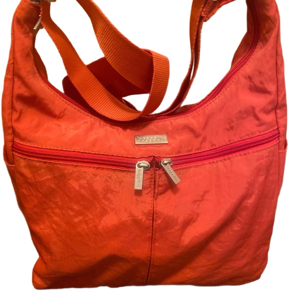 Baggallini Orange Hobo Crossbody Bag